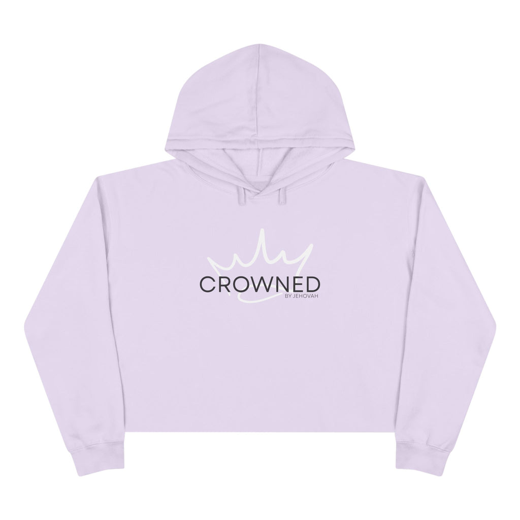 Crowned by Jehovah Crop Hoodie