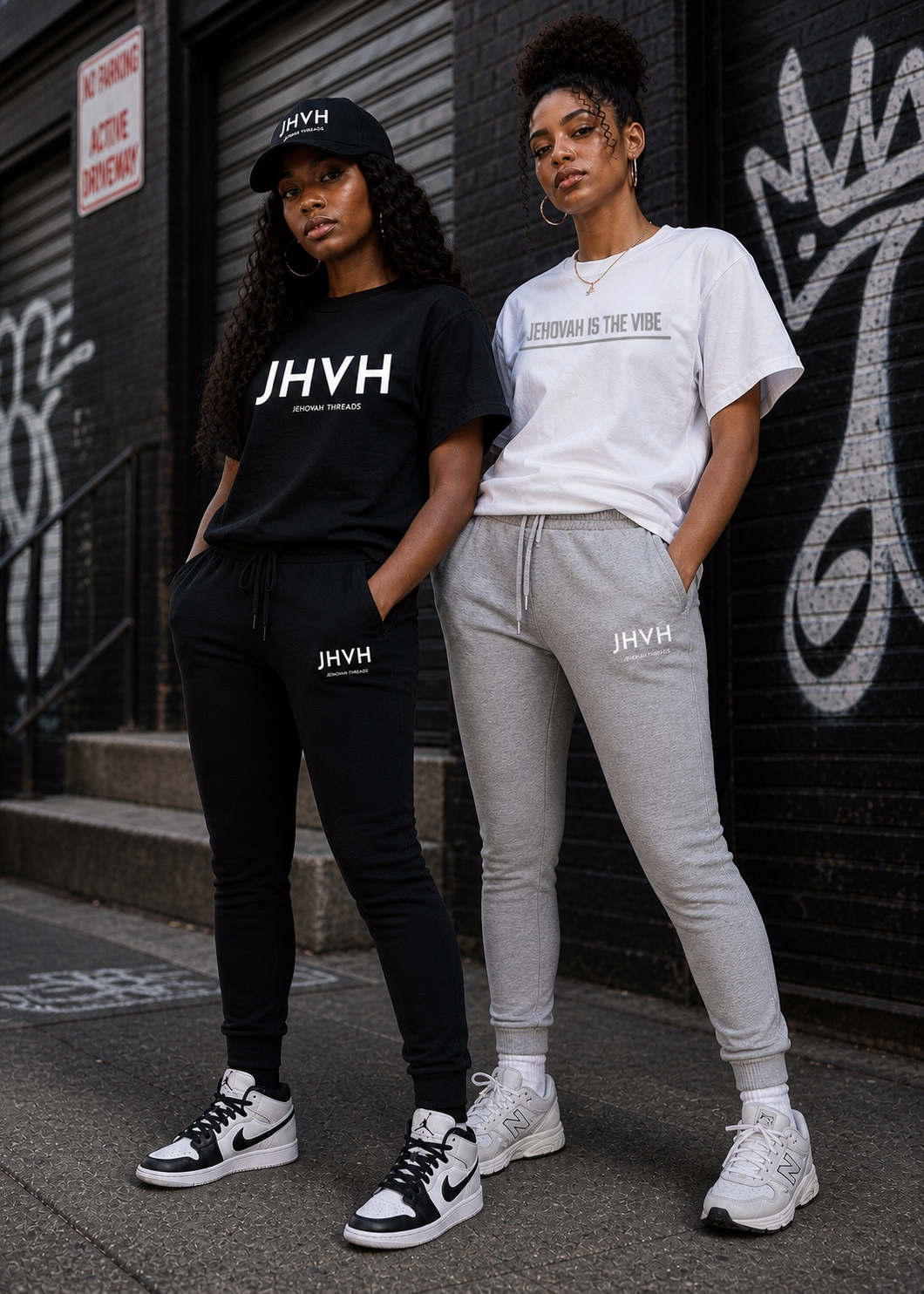 JHVH Women's Fitted Joggers